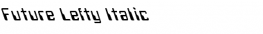 Download Future Lefty Italic Font Download Future Lefty Italic Font