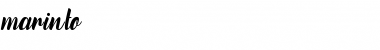 Download marinto Font Download marinto Font