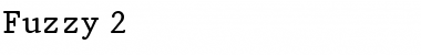 Download Fuzzy 2 Font Download Fuzzy 2 Font