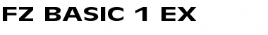 Download FZ BASIC 1 EX Font Download FZ BASIC 1 EX Font