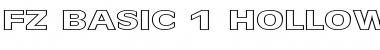 Download FZ BASIC 1 HOLLOW EX Font Download FZ BASIC 1 HOLLOW EX Font