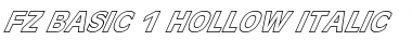 Download FZ BASIC 1 HOLLOW ITALIC Font Download FZ BASIC 1 HOLLOW ITALIC Font