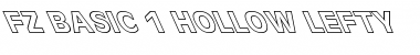 Download FZ BASIC 1 HOLLOW LEFTY Font Download FZ BASIC 1 HOLLOW LEFTY Font