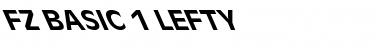 Download FZ BASIC 1 LEFTY Font Download FZ BASIC 1 LEFTY Font