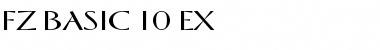 Download FZ BASIC 10 EX Font Download FZ BASIC 10 EX Font