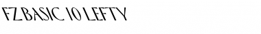 Download FZ BASIC 10 LEFTY Font Download FZ BASIC 10 LEFTY Font