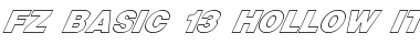 Download FZ BASIC 13 HOLLOW ITALIC Font Download FZ BASIC 13 HOLLOW ITALIC Font
