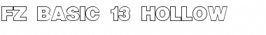 Download FZ BASIC 13 HOLLOW Font Download FZ BASIC 13 HOLLOW Font