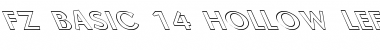 Download FZ BASIC 14 HOLLOW LEFTY Font Download FZ BASIC 14 HOLLOW LEFTY Font