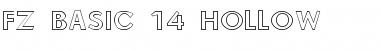 Download FZ BASIC 14 HOLLOW Font Download FZ BASIC 14 HOLLOW Font