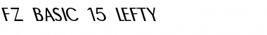 Download FZ BASIC 15 LEFTY Font Download FZ BASIC 15 LEFTY Font