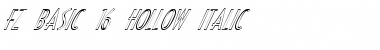 Download FZ BASIC 16 HOLLOW ITALIC Font Download FZ BASIC 16 HOLLOW ITALIC Font