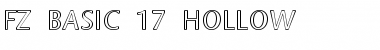 Download FZ BASIC 17 HOLLOW Font Download FZ BASIC 17 HOLLOW Font