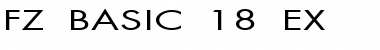 Download FZ BASIC 18 EX Font Download FZ BASIC 18 EX Font