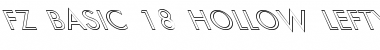 Download FZ BASIC 18 HOLLOW LEFTY Font Download FZ BASIC 18 HOLLOW LEFTY Font