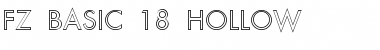 Download FZ BASIC 18 HOLLOW Font Download FZ BASIC 18 HOLLOW Font