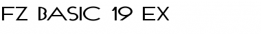 Download FZ BASIC 19 EX Font Download FZ BASIC 19 EX Font