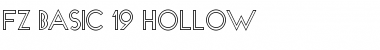 Download FZ BASIC 19 HOLLOW Font Download FZ BASIC 19 HOLLOW Font