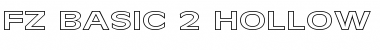 Download FZ BASIC 2 HOLLOW EX Font Download FZ BASIC 2 HOLLOW EX Font