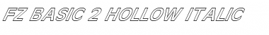 Download FZ BASIC 2 HOLLOW ITALIC Font Download FZ BASIC 2 HOLLOW ITALIC Font
