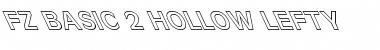 Download FZ BASIC 2 HOLLOW LEFTY Font Download FZ BASIC 2 HOLLOW LEFTY Font