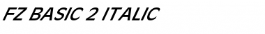 Download FZ BASIC 2 ITALIC Font Download FZ BASIC 2 ITALIC Font
