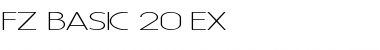 Download FZ BASIC 20 EX Font Download FZ BASIC 20 EX Font