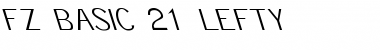 Download FZ BASIC 21 LEFTY Font Download FZ BASIC 21 LEFTY Font