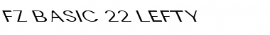 Download FZ BASIC 22 LEFTY Font Download FZ BASIC 22 LEFTY Font