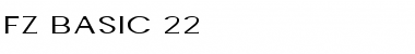 Download FZ BASIC 22 Font Download FZ BASIC 22 Font