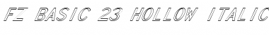 Download FZ BASIC 23 HOLLOW ITALIC Font Download FZ BASIC 23 HOLLOW ITALIC Font