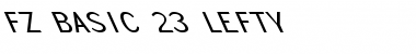 Download FZ BASIC 23 LEFTY Font Download FZ BASIC 23 LEFTY Font