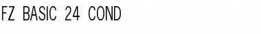 Download FZ BASIC 24 COND Font Download FZ BASIC 24 COND Font