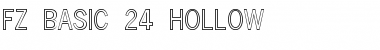 Download FZ BASIC 24 HOLLOW Font Download FZ BASIC 24 HOLLOW Font