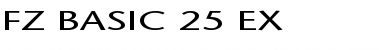 Download FZ BASIC 25 EX Font Download FZ BASIC 25 EX Font