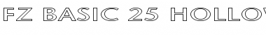 Download FZ BASIC 25 HOLLOW EX Font Download FZ BASIC 25 HOLLOW EX Font