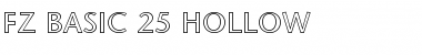 Download FZ BASIC 25 HOLLOW Font Download FZ BASIC 25 HOLLOW Font