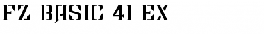Download FZ BASIC 41 EX Font Download FZ BASIC 41 EX Font