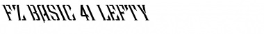 Download FZ BASIC 41 LEFTY Font Download FZ BASIC 41 LEFTY Font