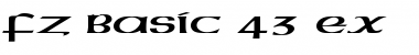 Download FZ BASIC 43 EX Font Download FZ BASIC 43 EX Font