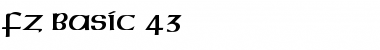 Download FZ BASIC 43 Font Download FZ BASIC 43 Font