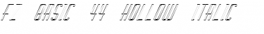 Download FZ BASIC 44 HOLLOW ITALIC Font Download FZ BASIC 44 HOLLOW ITALIC Font
