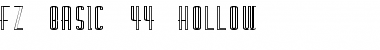 Download FZ BASIC 44 HOLLOW Font Download FZ BASIC 44 HOLLOW Font