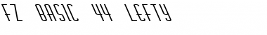 Download FZ BASIC 44 LEFTY Font Download FZ BASIC 44 LEFTY Font