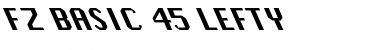 Download FZ BASIC 45 LEFTY Font Download FZ BASIC 45 LEFTY Font