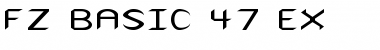 Download FZ BASIC 47 EX Font Download FZ BASIC 47 EX Font