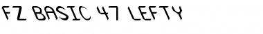 Download FZ BASIC 47 LEFTY Font Download FZ BASIC 47 LEFTY Font