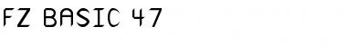 Download FZ BASIC 47 Font Download FZ BASIC 47 Font