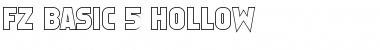 Download FZ BASIC 5 HOLLOW Font Download FZ BASIC 5 HOLLOW Font
