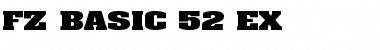 Download FZ BASIC 52 EX Font Download FZ BASIC 52 EX Font